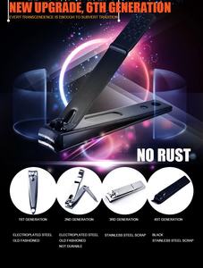 Kit de pédicure de 7 pièces, <span class=keywords><strong>ensemble</strong></span> cadeau de toilettage avec étui en cuir noir, manucure, <span class=keywords><strong>ensemble</strong></span> cadeau pour la fête des mères - Product Image 6