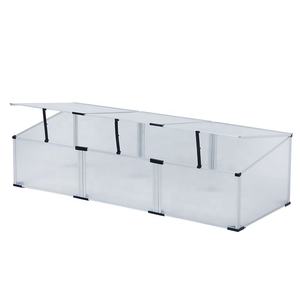 Serre translucide en aluminium cadre froid fleur lit boîte Mini vert maison plante tomate creux <span class=keywords><strong>chambre</strong></span> panneaux Protection UV - Product Image 2