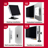 MeetNeng Vface, Panel PC Industrial Todo en Uno de Alta Calidad, CPU J1800, Windows 7 Preinstalado, Pantalla Táctil, Gráficos Integrados