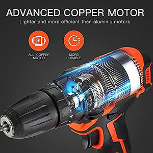 Taladro Percutor Inalámbrico de Litio de Alta Calidad con Logotipo Personalizado al por Mayor 2024, Taladro Inalámbrico de Máximo 21V - Product Image 2