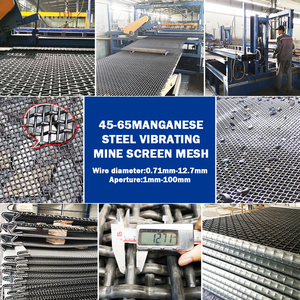 Chất lượng cao 65Mn nặng khai thác rung màn hình lưới cho đá nghiền thiết bị nhà máy bán hàng trực tiếp crimped dệt dây lưới - Product Image 5