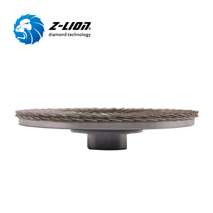 Z-LION 4 "アルミベースダイヤモンドフラップホイールダイヤモンドフラップサンディングディスク - Product Image 6
