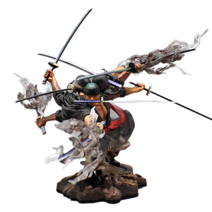 <span class=keywords><strong>Figurine</strong></span> d'anime Roronoa <span class=keywords><strong>Zoro</strong></span> de 26 cm, Gk, pays de <span class=keywords><strong>Wano</strong></span>, neuf lames, flux Shura, figurines <span class=keywords><strong>Zoro</strong></span> - Product Image 1