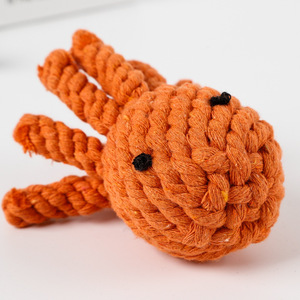Grand jouet à mâcher pour chien en forme de pieuvre, corde en coton, durable, pour le nettoyage des dents, jouet pour animaux de compagnie, 14*8cm, 85g - Product Image 3