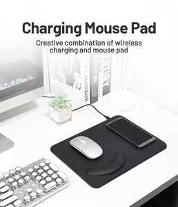 Alas Mouse nirkabel 2 in 1 multifungsi, alas Mouse Pad pengisian daya Cepat kustom, pengisi daya nirkabel - Product Image 2