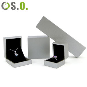 Boîte à bijoux en cuir PU rouge personnalisée avec logo pour collier, bracelet, boucles d'oreilles et bague – Vente en gros - Product Image 5