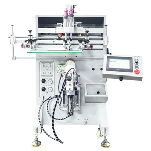 Hot Sale Automatic Positioning Cylinder Screen Printer for Bottle Semi-automatic Screen Printing Machine with Touch Screen - Product Image 1