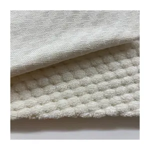 100% Polyester Ananas Jacquard Koraal Fleece Gebreide Stof Voor Thuis Textiel En Kleding