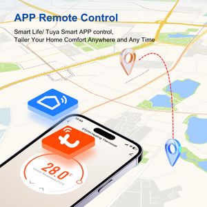 Termostato eléctrico Control de voz Dual Temp. Pantalla Controlador de temperatura eléctrico con ahorro de energía Wifi Termostato inteligente - Product Image 2
