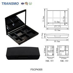 Boîtier personnalisable pour blush crème, étui carré magnétique pour palette d'ombres à paupières remplaçable, marque privée - Product Image 4