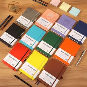 2026 A5 Promotional Custom Logo High Quality Personalized Notepad Journal Hardcover PU Leather Notebook Planner - Product Image 2