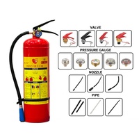 Vente directe usine – Extincteur à poudre sèche ABC/DCP de 4,5 kg et 6 kg avec tuyau – Prix compétitif
