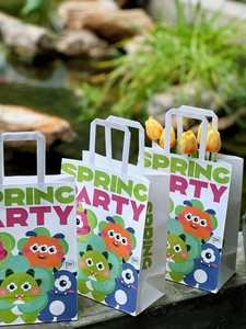 ถุงกระดาษคราฟท์รีไซเคิลรูปหมีขนาดเล็กเคลือบลามิเนตสำหรับใส่ตัวต่อเลโก้-มีตัวเลือกพิมพ์โลโก้ตามสั่ง - Product Image 2