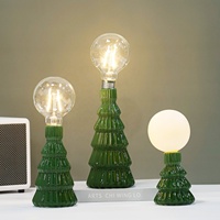 Lampe de table LED moderne et créative faite à la main avec support en céramique pour la décoration de la maison, veilleuse