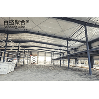Bâtiment d'usine industrielle préfabriqué, structure en acier, maison métallique, entrepôt, fabricant