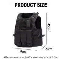 Gilet de transport de plaque d'engrenage tactique d'entraînement à dégagement rapide personnalisé avec pochette Molle Harnais d'équipement de WARGAME Gilet tactique à la mode