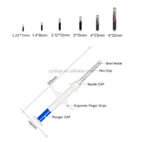 ICAR certifié de haute qualité ISO11784/5 EM4305 2.12*12MM puces bio-verre animaux puces RFID avec injection pour animaux de compagnie chien chat