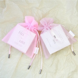 Bolsas Desecantes de Gasa Mate Reciclables Personalizadas, Bolsas de Almacenamiento de Organza, Impresión Serigráfica, Bolsas Transparentes para Empaque de Joyería - Product Image 5