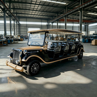 Bus électrique rétro Renqi, style antique accrocheur, utilisé pour les sites touristiques, les mariages, les défilés et les événements