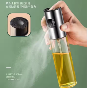 Pulvérisateur d'huile d'olive de type poussoir de cuisine Pompe à huile <span class=keywords><strong>Pot</strong></span> anti-fuite Grill BBQ Pulvérisateur Distributeur d'huile BBQ Saucière Outils - Product Image 3