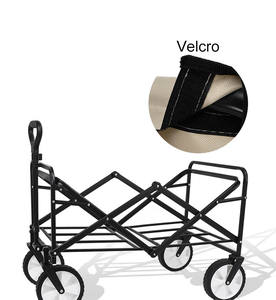 Carrito de Camping Plegable Personalizado Todoterreno de 150L, Carrito de Jardín Plegable Ajustable para Exteriores, Carrito de Picnic Plegable para Playa - Product Image 4