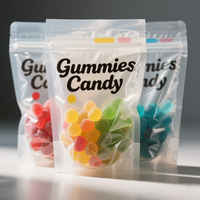 Sacs Mylar personnalisés imprimés en usine, refermables, à fermeture éclair, découpés sur mesure, anti-odeur, à fond plat, pour emballage alimentaire
