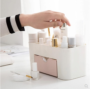 Organisateur de cosmétiques en plastique avec tiroirs, boîte à maquillage - Product Image 6