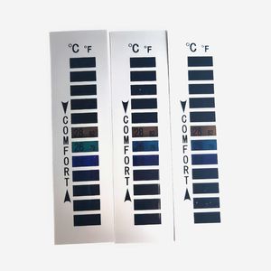 Termometer Kain Digital Rumah Tangga 16-38C Interval 2C 12*3 cm Desain Warna-warni Khusus untuk Pakaian - Product Image 1