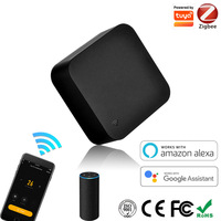 LEDEAST S06-ZB ZigBee Smart IR, kendali jarak jauh untuk pendingin udara TV DVD AC bekerja inframerah Universal