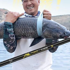 Canne à pêche multi-sections en fibre de carbone personnalisée, marque privée, haute qualité, réglable, légère, pour la pêche professionnelle en <span class=keywords><strong>lac</strong></span> et en rivière - Product Image 4