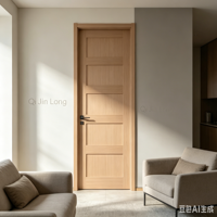 Portes intérieures en bois, porte de chambre en bois, design personnalisé, portes intérieures modernes pour maisons, villas, hôtels