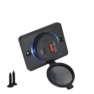 Chargeur USB pour voiture, charge rapide Type-C/Type-A 20W QC3.0 PD pour véhicule, bateau, bus - Product Image 3