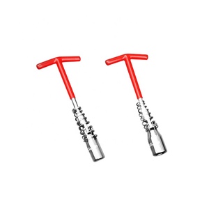 <span class=keywords><strong>Chiave</strong></span> per Candele Auto <span class=keywords><strong>a</strong></span> T, in Acciaio, Strumento Universale per Smontaggio e Manutenzione, Misure Metriche - Product Image 2