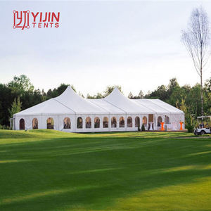 Carpa Mixta de Aluminio y PVC de 10x20 con Techo Alto para 200 Personas, Ideal para Exposiciones de Autos - Product Image 2