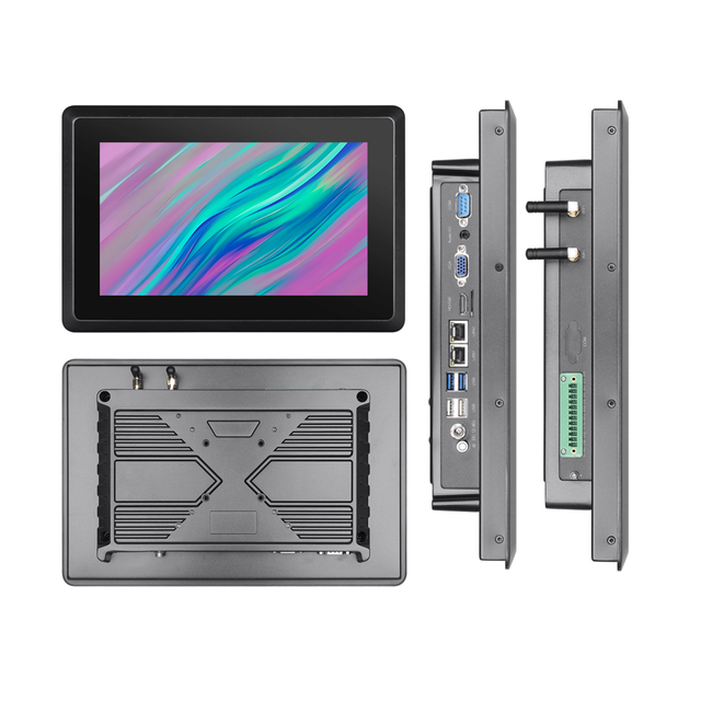 11.6 Inch Ip65 Waterproof Shockproof Rugged Panel PC Industrial IPS Screen Capacitive Touch Panel PC With GPIO 24V DC Dual RJ45