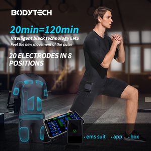 Traje EMS ligero para entrenamiento personal que permite hacer ejercicio fácilmente para perder peso y ganar músculo <span class=keywords><strong>en</strong></span> <span class=keywords><strong>casa</strong></span> - Product Image 2
