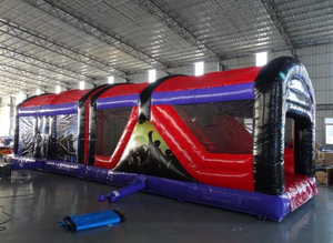 Pista de obstáculos inflable para fiesta disco <span class=keywords><strong>wow</strong></span> EN-14960, comercial al aire libre, a la venta - Product Image 3