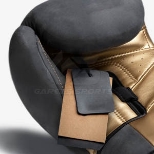 Guantes de entrenamiento de combate con logotipo personalizado para hombres, cómodos guantes impermeables para práctica de boxeo, boxeo, artes marciales profesionales - Product Image 4