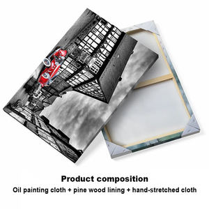 Poster di arte della parete di architettura <span class=keywords><strong>auto</strong></span> bianco nero camera da letto ufficio <span class=keywords><strong>Vintage</strong></span> stampa su tela pittura moderna decorazione per la casa - Product Image 4