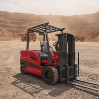 Chariot élévateur AGV entièrement électrique de 1,5 tonne avec batterie au lithium pour entrepôt, commerce de détail et restauration - Marque Jichuan