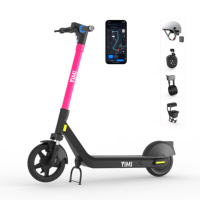 Location de système OEM CE 4G Iot Escooter de covoiturage public avec batterie interchangeable Kickstand Plus 2 Pro en acier