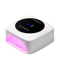 Lampu UV Kuku BIN Isi Ulang Daya Tinggi, Lampu Gel Kuku, Layar Digital Cerdas, 3 Pengaturan Timer, Penggunaan di Rumah, Cepat