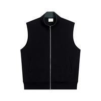Fabricants de vêtements – Nouvelle collection printemps-automne : Gilet décontracté ample 380g, couleur unie, sans manches, à porter en extérieur
