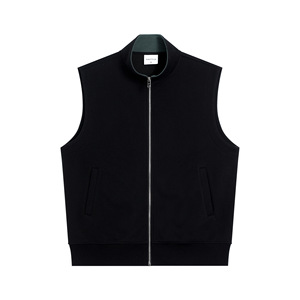 Fabricants de vêtements – Nouvelle collection printemps-automne : Gilet décontracté ample 380g, couleur unie, sans manches, à porter en extérieur - Product Image 3