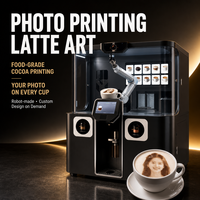 Imprimante 3D pour Latte Art, Robot Barista, Machine à Café avec Composants PLC, Acier Inoxydable, Impression Photo