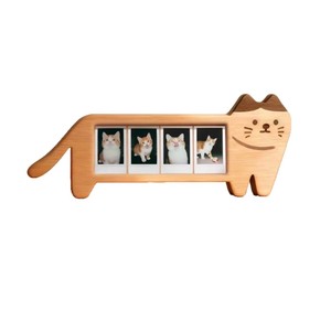 New cat-themed wooden photo <b>frame</b> to record photos of all four seasons. Suitable as a souvenir, collectible decoration, or - Product Image 5