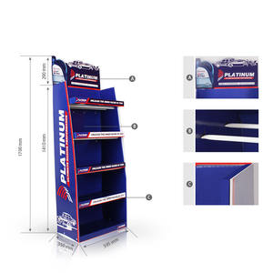 Espositore da banco promozionale pieghevole a strappo per snack - Modello in cartone prontissimo per la vendita al dettaglio - Product Image 3