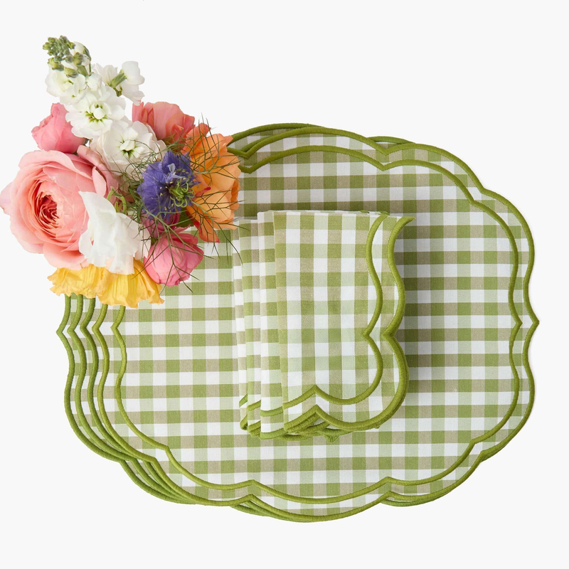 Customized Washed Cotton Placemats Wholesale Products