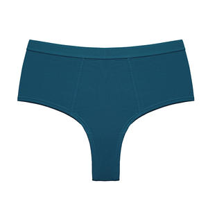 Braguitas de Cintura Alta para Mujer, Color Sólido, Adelgazantes, Cómodas, Transparentes, de Nailon/Algodón, Transpirables, con Técnica de Teñido Liso - Product Image 6