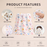 Envoltura para Bebé 100% Algodón con Certificación OEKO-TEX, Envoltura Tejida con Capucha 85x85cm, Estampado de Conejito, Ultra Suave y Cálida para Recién Nacidos